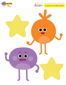 Bumble Nums Cut-Outs design preview
