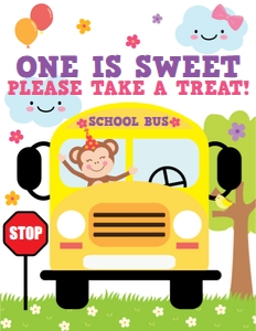 Wheels on the Bus Girl Sign: Wheels on the Bus Girl Sign