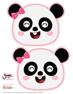 Panda Girl Banner Deco: Panda Girl Party Kit