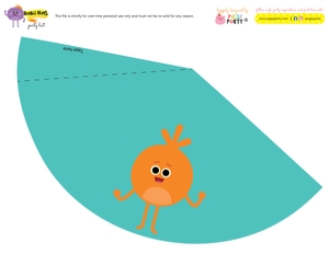 Bumble Nums Party Hat design preview