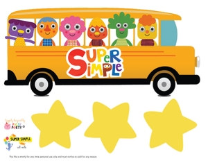 Super Simple Songs Cut-Outs: Super Simple Songs Party Decorations Kit