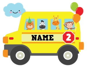 Wheels on the Bus Birthday Shirt: Wheels on the Bus Birthday Shirts Bundle
