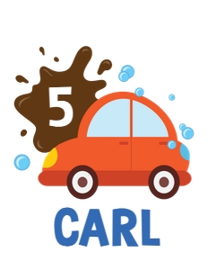 Car Wash Birthday Shirt Design design preview