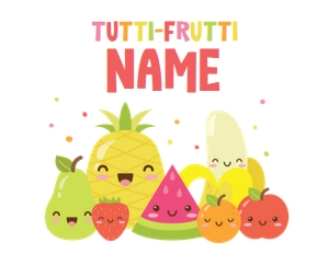 Tutti Frutti Birthday Shirt: Tutti Frutti Birthday Shirt