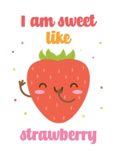 Sweet like Strawberry Shirt Design design preview