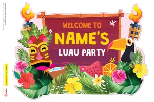 Luau Yard Sign: Luau Ultimate Bundle Kit