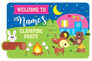 Glamping Yard Sign: Glamping Yard Sign