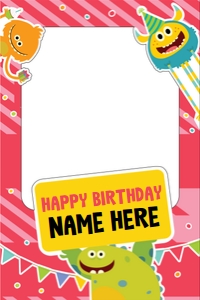 Super Simple Monsters Photo Booth Kit design preview
