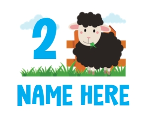 Baa Baa Black Sheep Shirt design preview