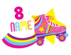 Rollerskating Shirt Design design preview