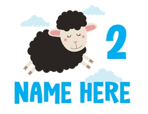 Baa Baa Black Sheep Shirt Design design preview