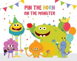 Super Simple Monsters Party Games Kit design preview