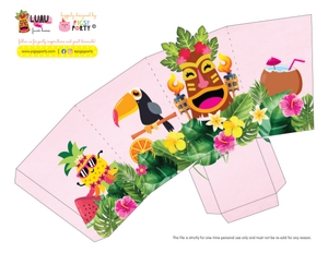 Luau Favor Boxes: Luau Ultimate Bundle Kit