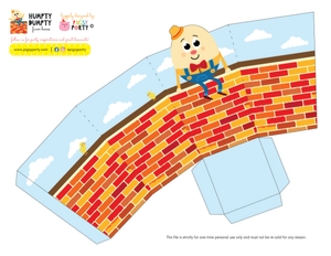 Humpty Dumpty Favor Boxes: Humpty Dumpty Party Decorations Kit