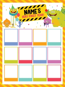 Super Simple Monsters Milestone Photo Board: Super Simple Monsters Milestone Photo Board