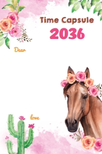 Cowgirl Horse Time Capsule Note: Cowgirl Horse Time Capsule