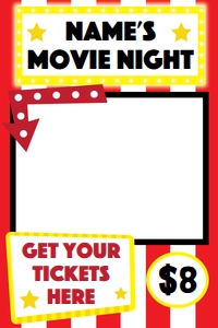 Movie Night Photo Booth: Movie Night Photo Booth