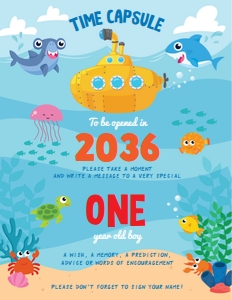 Submarine Time Capsule design preview