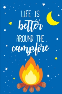 Glamping Campfire Sign: Glamping Party Decoration Signs Bundle