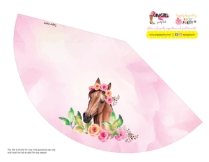 Cowgirl Party Hats: Cowgirl Horse Party Kit