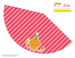 Super Simple Monsters Party Hats design preview
