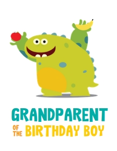 Super Simple Monsters Birthday Shirt green monster: Super Simple Monsters Shirts Set