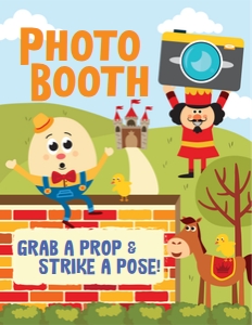 Humpty Dumpty Photo Booth Display Sign: Humpty Dumpty Photo Booth Kit
