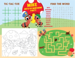 Ants Place Mat: Ants Go Marching Games Kit