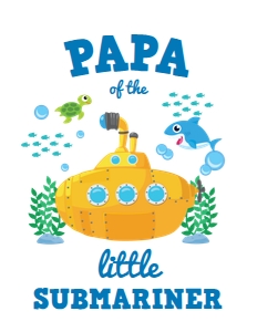 Submarine Birthday Shirt Family_Papa: Submarine Ultimate Bundle Kit