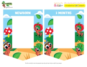 Ant Go Marching Milestone Photo Banner: Ants Go Marching Milestone Photo Banner