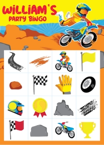 Dirtbike Bingo: Dirtbike Bingo