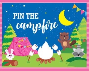 Glamping Pin the Campfire: Glamping Games Kit