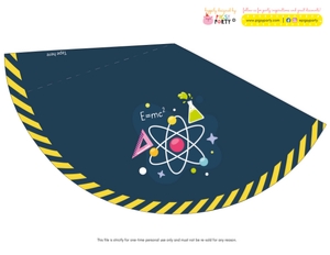 Mad Science Party Hats: Mad Science Girl Party Hats