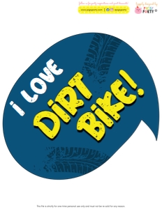 Dirtbike Photo Props: Dirtbike Photo Props