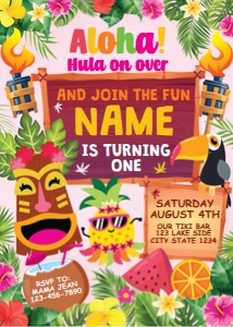 Luau Invitation: Luau Ultimate Bundle Kit