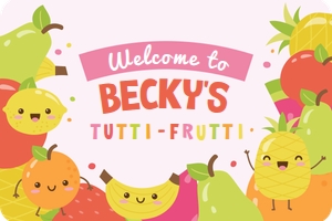 Tutti Frutti Yard Sign (Landscape): Tutti Frutti Yard Sign (Landscape)