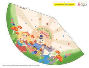 Storybook Nursery Rhymes Party Hats: Storybook Nursery Rhymes Party Decorations Kit