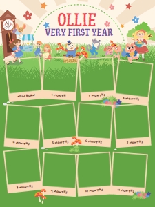 Storybook Nursery Rhymes Photo Board design preview