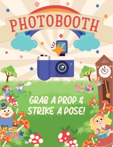 Storybook Nursery Rhymes Photo Booth Display Sign: Storybook Nursery Rhymes Photo Booth Kit