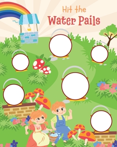 Storybook Nursery Rhymes Toss the Water Pails Game: Storybook Nursery Rhymes Games Kit