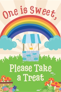 Storybook Nursery Rhymes Treats Sign: Storybook Nursery Rhymes Party Decorations Kit
