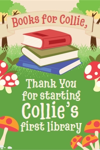 Storybook Nursery Rhymes First Library Sign: Storybook Nursery Rhymes Party Decorations Kit