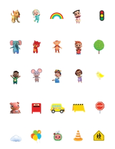 Cocomelon Bingo Icon: Cocomelon Games Kit