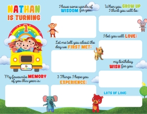 Cocomelon Time Capsule Sheet: Cocomelon Time Capsule Set