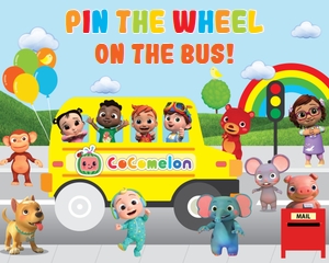 Cocomelon Pin The Wheel Party Game: Cocomelon Games Kit