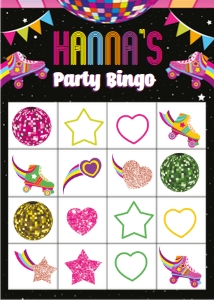 Rollerskating Bingo: Rollerskating Bingo