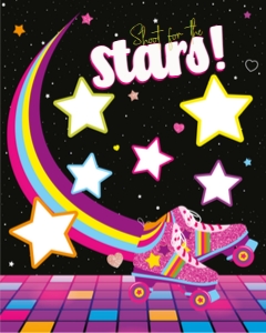 Rollerskating Shoot for the Stars Game: Rollerskating Games Kit