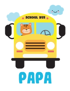 Wheels on the Bus Birthday Shirt_Papa: Wheels on the Bus Birthday Shirts Bundle