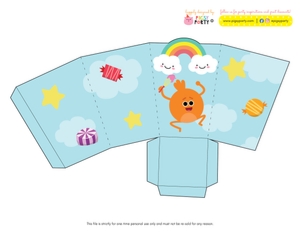 Bumble Nums Favor Boxes: Bumble Nums Favor Box
