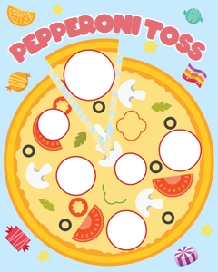 Bumble Nums Toss Game design preview